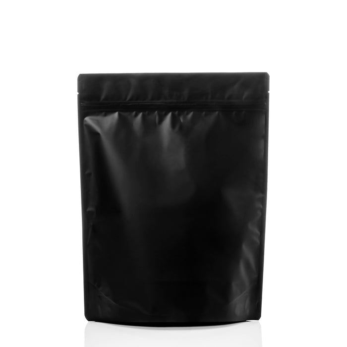 Bolsa de barrera Stand up Pouch Negro mate Laminada 250g