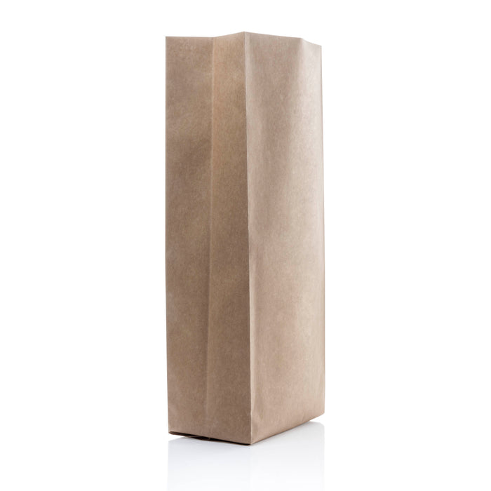 Bolsa con Fuelles Papel Kraft Laminada 1kg para Café en grano y Alimentos H39