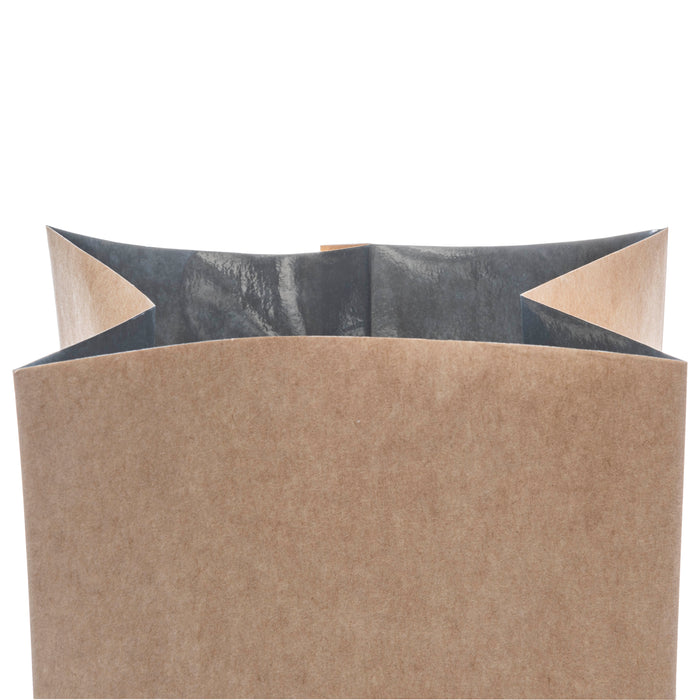 Bolsa con Fuelles Papel Kraft Laminada 1kg para Café en grano y Alimentos H39