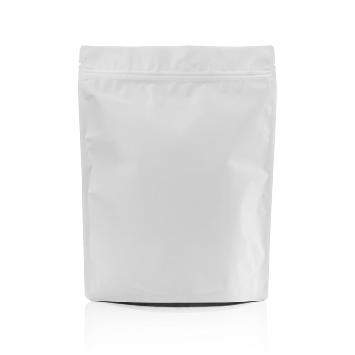 Bolsa Stand up Pouch Blanco mate Laminada 250g Doypack para Café y Alimentos