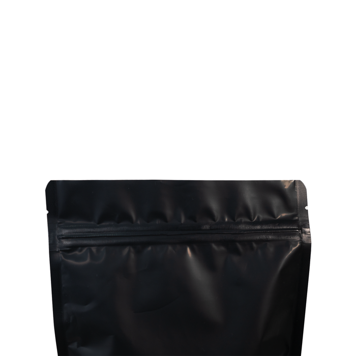 Bolsa Stand up Pouch Con ventana Negro mate 150g Doypack para Semillas y Alimentos